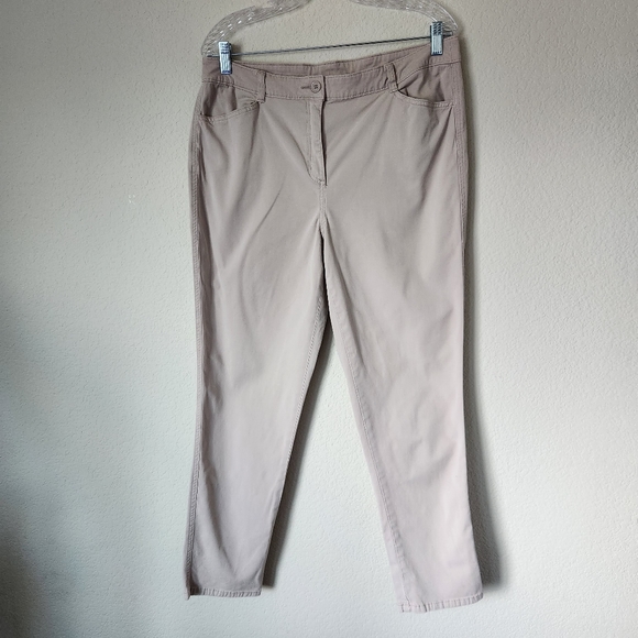 Chico's Pants - Chico's Ankle Khaki/Tan Pant, Size 1.5